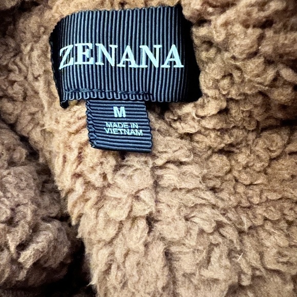 Women’s Sherpa Pullover | Medium | Burnt Orange - Picture 4 of 4